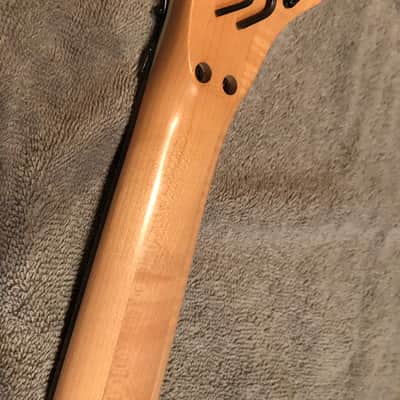 Kramer Pacer Deluxe 1987 Candy Apple Red Bound Headstock 12th Fret Kramer Inlay image 12