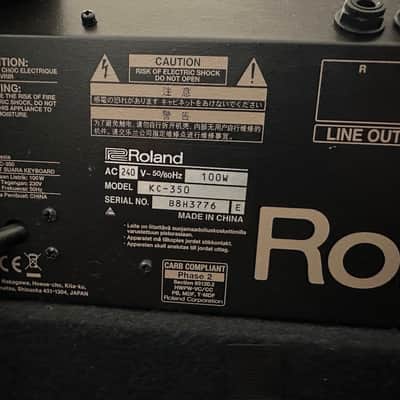 Roland KC-350 4-Channel 180-Watt 1x12" Keyboard Combo 2002 - Present - Black image 7