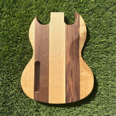 SHC - SG Style 7 string kit - natural shellac, oil stain, and matte poly image 4