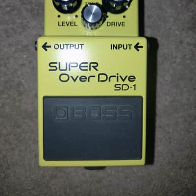 Boss SD-1 Super OverDrive (Silver Label) 1997 - Present - Yellow