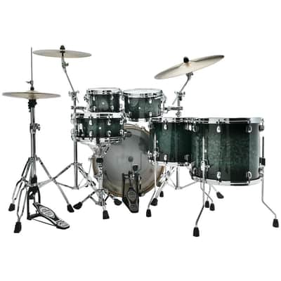 Tama Starclassic Performer 5pc Drum Set Molten Steel Blue Burst image 3