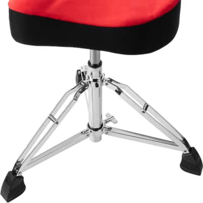 Gator GP-DTH-ASD Percussion Saddle Drum Throne, Red image 4