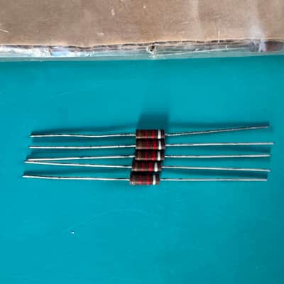 NOS 5x 1.2K 0.5W 1/2W 10% CARBON COMPOSITE COMP RESISTORS FOR TUBE AMP HIFI AMPLIFIER image 2