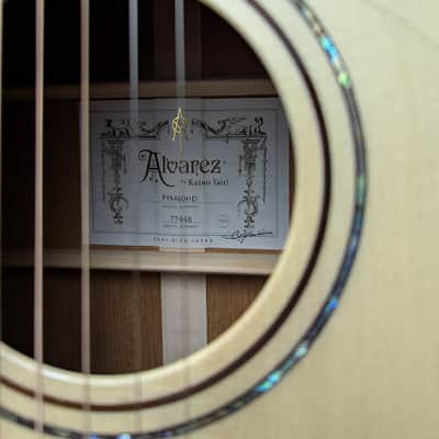 Alvarez Yairi FYM60HD Acoustic, w/case, setup, & shipping image 3