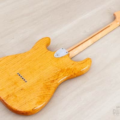 1979 Fender Stratocaster Hardtail Vintage Guitar Natural w/ Case, Featherweight image 14
