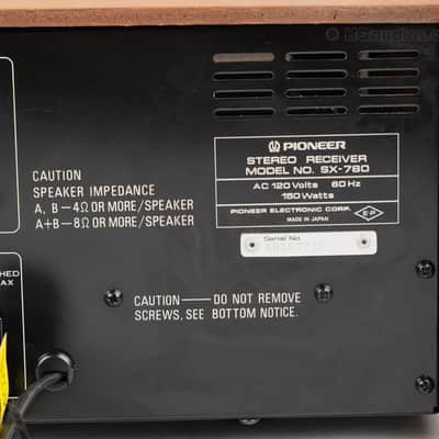 Rare Pioneer SX780 Vintage Receiver – Fully Serviced & Carefully Restored – 1-Year WRT image 13