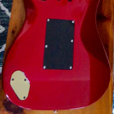 Fender   Heartfield Talon V 1991 Chrome Red MIJ FujiGen Factory Dimarzio Floyd Vinnie Moore Satchel image 22