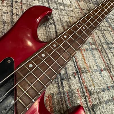 Gibson Victory Standard Bass 1981 - 1985 - Candy Apple Red image 7