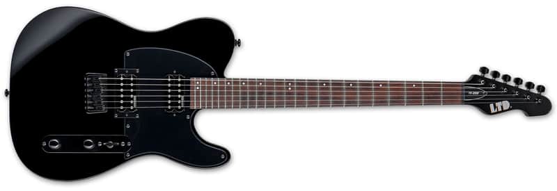 NEW 2023 ESP LTD TE-200 with Jatoba Fretboard - Black image 1