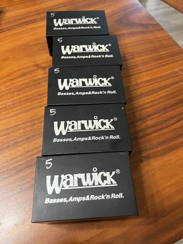 Warwick Tuners , 5 String Set - Chrome image 1
