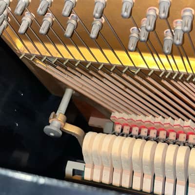 Yamaha U2 50” Upright Piano 1963 - Ebony image 16