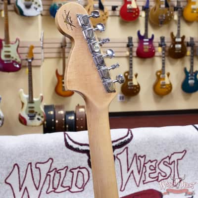 Fender Custom Shop Limited Edition 1968 Stratocaster Maple Neck Journeyman Relic Aged Charcoal Frost Metallic 7.95 lbs image 11