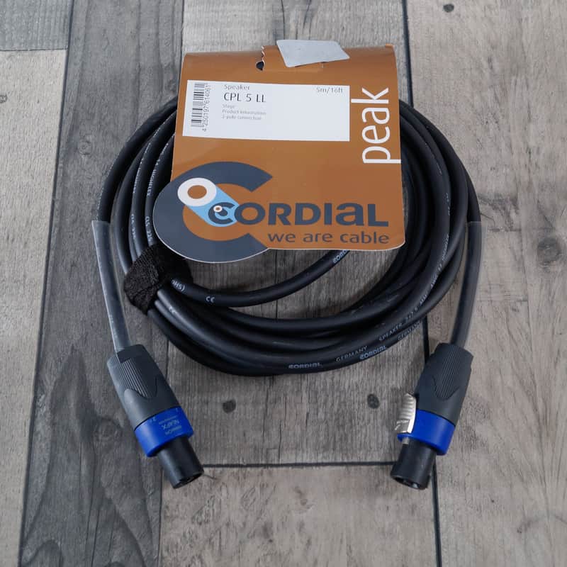 2020 Cordial Cordial CPL5LL 'Peak Series' 16ft Passive Speaker...