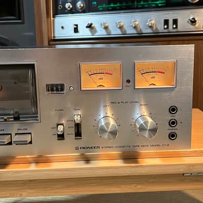 Pioneer CT-2 Stereo Cassette Deck | Vintage Pioneer Hi-Fi Tape Player | Classic Analog Audio image 4