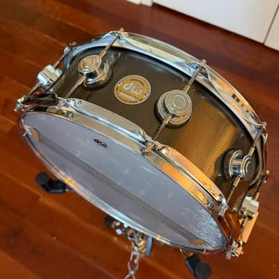 DW Collector's Knurled Series Steel 5.5x14" Snare Drum image 2