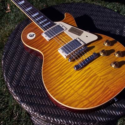 2015 Gibson Collectors Choice #33 60 Les Paul Jeff Hanna Burst True Historic Big Time  Wavy Top image 6