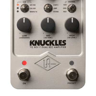 Universal Audio Knuckles 1992 Rev. F Dual Rec Amp Simulator Pedal image 1
