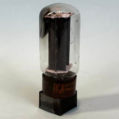 1962 RCA 5R4GYB Vintage Brown Base Black Plate Side D Getter Rectifier Tube!T472 image 3