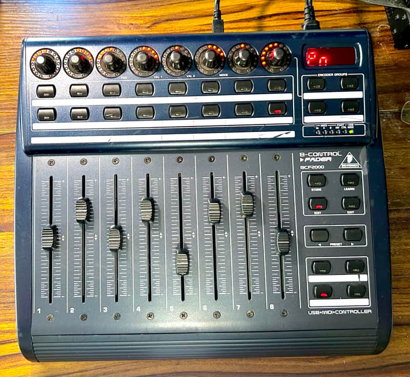 Behringer B-Control BCF2000 USB MIDI DAW Fader Controller 2010s - Standard image 1