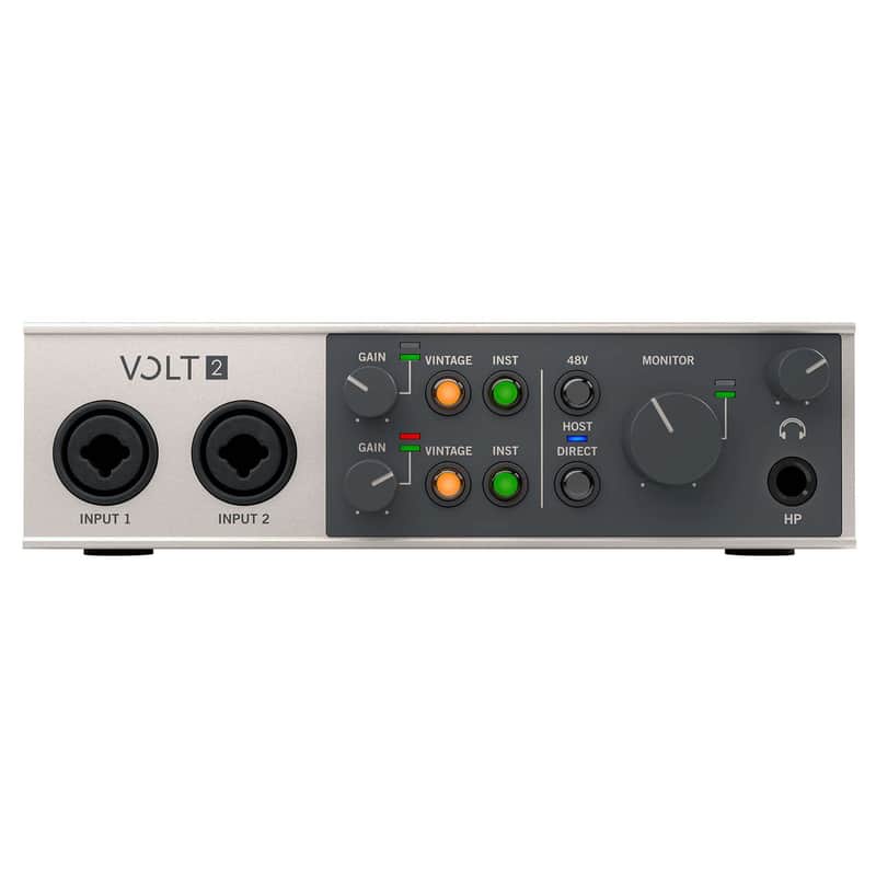 Universal Audio Volt 2 Desktop 2-In/2-Out USB 2.0 Audio Interface image 1