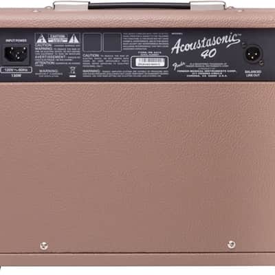 Fender Acoustasonic 40 Acoustic Guitar Amplifier Combo image 4