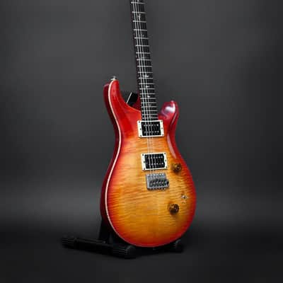 Vintage Early 1986 PRS Custom 24 Cherry Sunburst with Birds 1985 pots Collector Rare WOW top Signed image 10