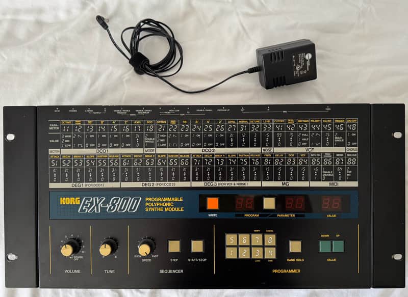 Korg EX-800 Analog Rackmount Synthesizer - Excellent Working Condition image 1