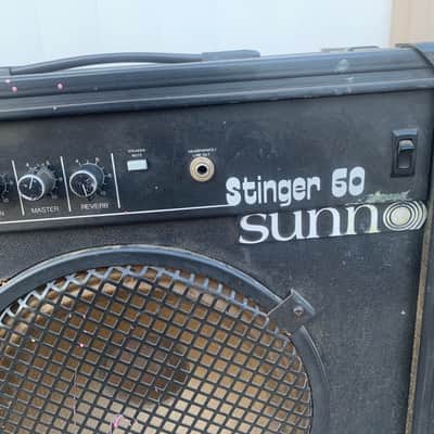 Sunn Guitar Amplifier Stinger 60 80’s - Black image 4
