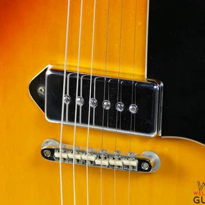 1968 Gibson ES-330 No F-Holes Employee Made Sunburst w/ OHSC image 14