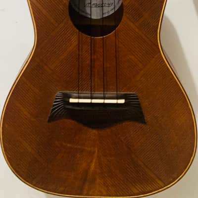 Blueberry Handmade Tenor Ukulele Lotus Flower Built to Order image 2