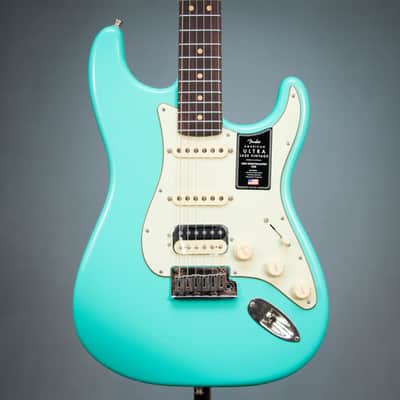 Fender American Ultra Luxe Vintage '60s Stratocaster HSS Electric Guitar - Sea Foam Green - US25035326 image 1