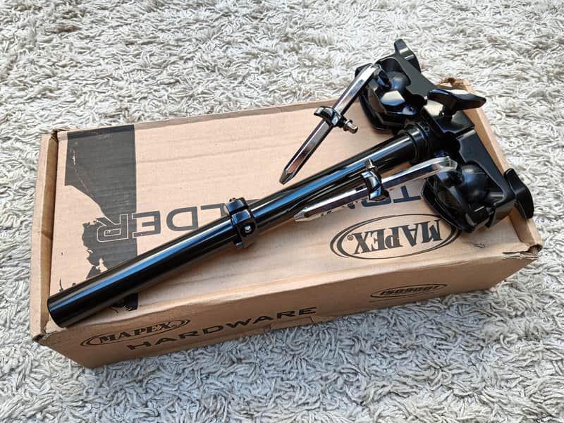 MAPEX TH676EB - Double Tom Holder Black Mount image 1