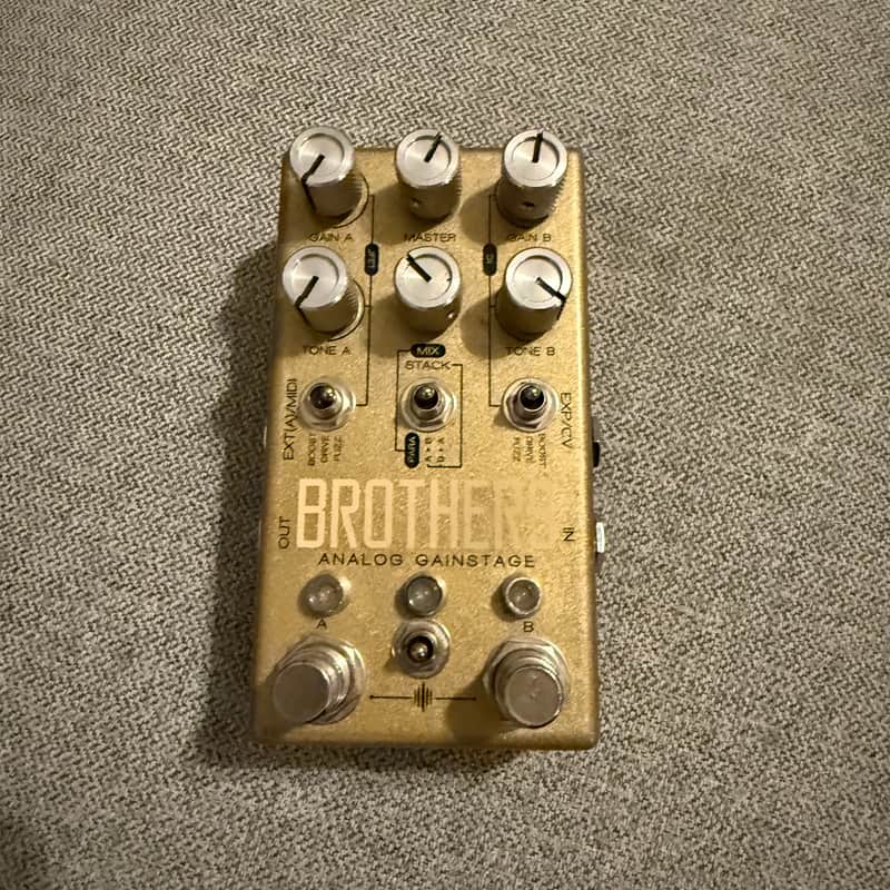 Chase Bliss Audio Brothers Analog Gain Stage 2017 - 2018 - Gold image 1