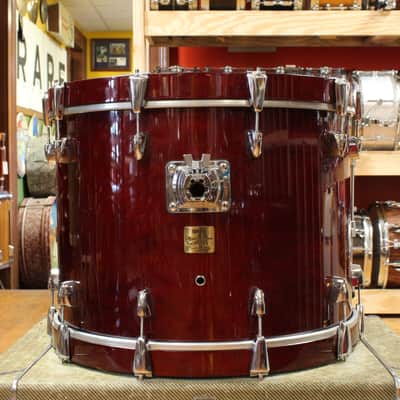 1990s Yamaha 16x22 Maple Custom Absolute Bass Drum in Cherry Lacquer image 2
