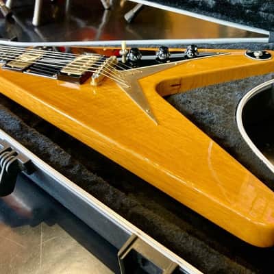 Mogami korina Frying V Type Electric Guitar 1995 Made in Japan w/SKB Hard case image 2