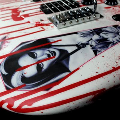 Custom Painted and Upgraded 2024 Fender Squier Strat With Matching Headstock image 18