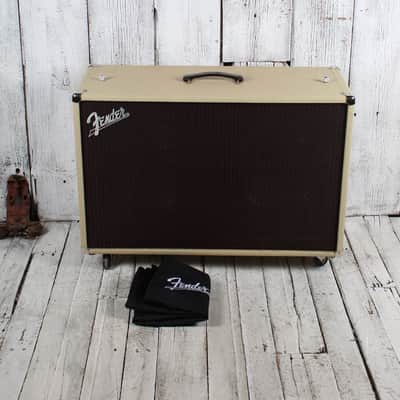 Fender Super-Sonic 60 212 Electric Guitar Speaker Cabinet Blonde with Cover image 2