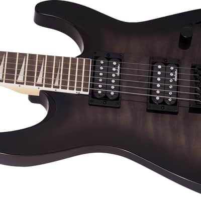 Jackson JS Series Dinky™ Arch Top JS32Q DKA HT, Amaranth Fingerboard, Transparent Black Burst image 4