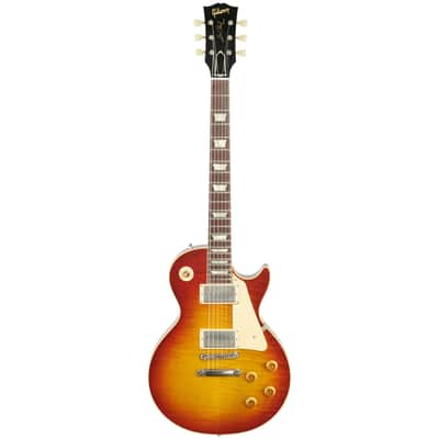 Gibson Custom 1959 Les Paul Standard Electric Guitar, Murphy Lab Ultra Light Aged, Sunrise Tobacco Burst image 4
