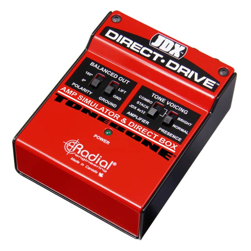 Radial Engineering JDX Direct-Drive Amp Simulator & DI Box image 1