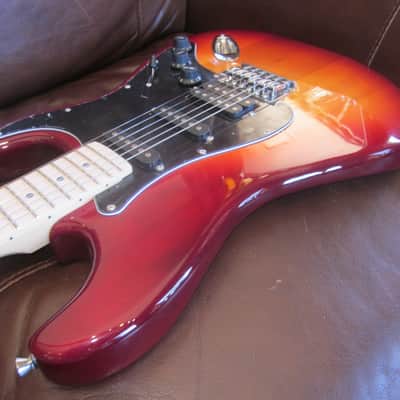 Amati H-Series Electric Guitar 20STHG - Cherry Sunburst w/ Gig Bag image 1