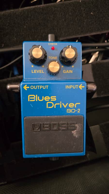 Boss BD-2 Blues Driver (Silver Label) 1995 - Present - Blue | Reverb