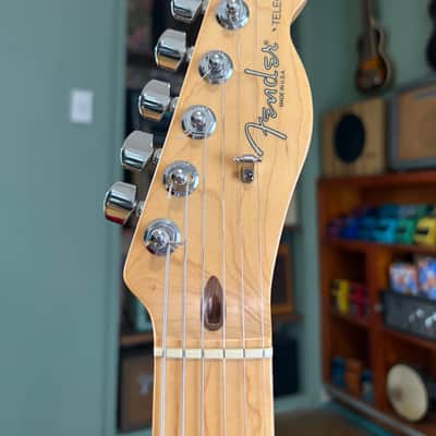 2001 Fender American ’90s Telecaster Thinline SOT Sunset Orange Transparent w/ Hipshot B/G Bender & Drop-D + G&G Case image 10