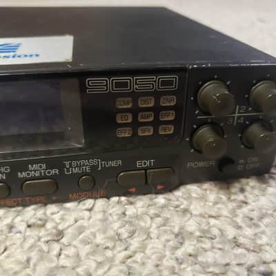Vintage 90s Zoom 9050 Advanced Instrument Multi Effect Processor Guitar Pedal Rack image 4