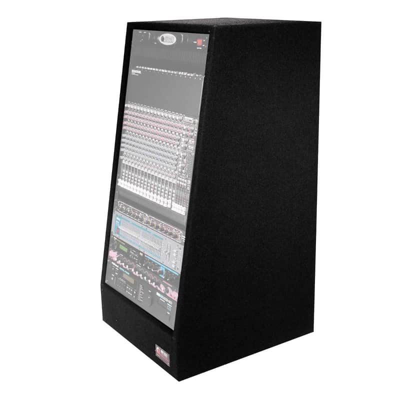 Odyssey CRS20W 20U Carpet Pro Audio DJ Studio Rack with Wheels image 1