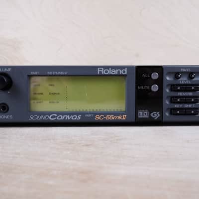 Roland Sound Canvas SC-55mkII MIDI Sound Generator 1993 w/ Power Supply image 2