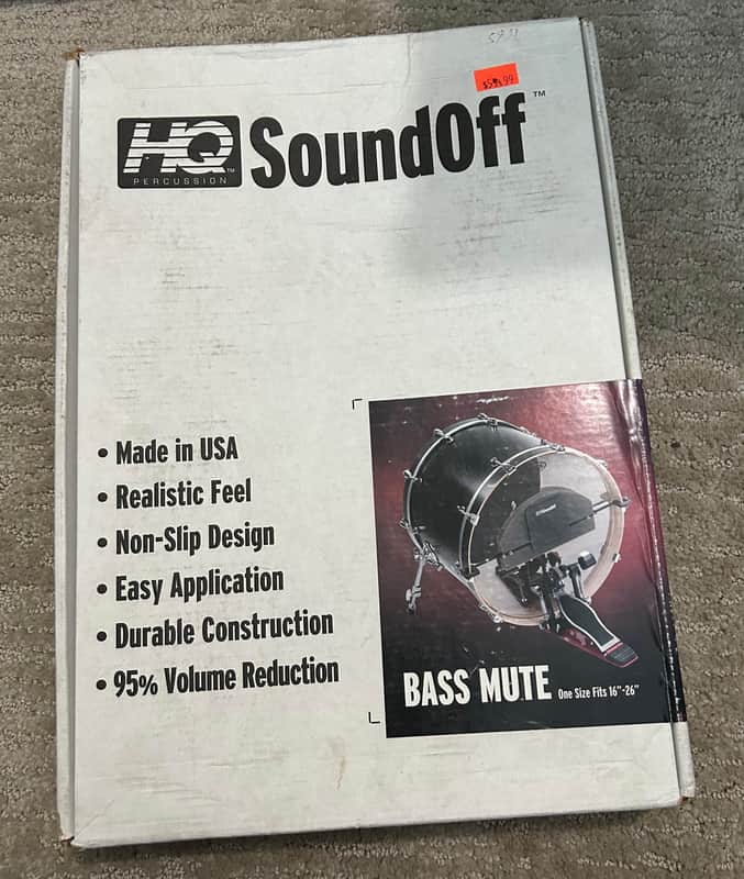 HQ Percussion SoundOff Bass Mute for 16-23" inch Drums Sound Off image 1