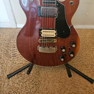 Hagstrom Swede 1970s - Mahogany w/ hard case image 8