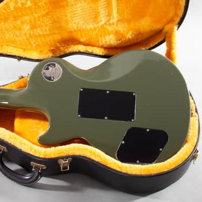 2022 Gibson Custom Shop Les Paul Custom Axcess Floyd Rose Olive Drab w/ OHSC + COA image 7