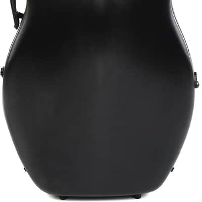 Eastman CACL30 Polycarbonate Cello Case with Wheels - 4/4 Size  Black image 1